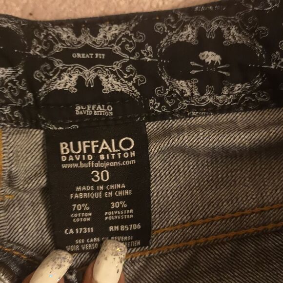 Buffalo David Bitton Black Wash Men Jeans 30×34 - Picture 4 of 15